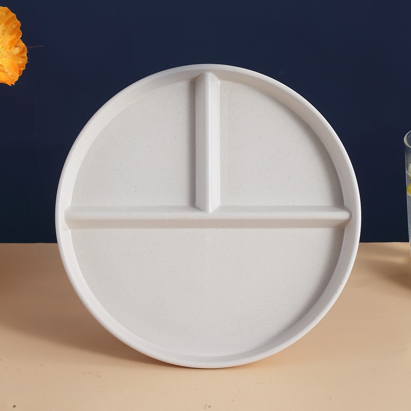 Nordic Rice Wheat Straw Grid Meal Dish