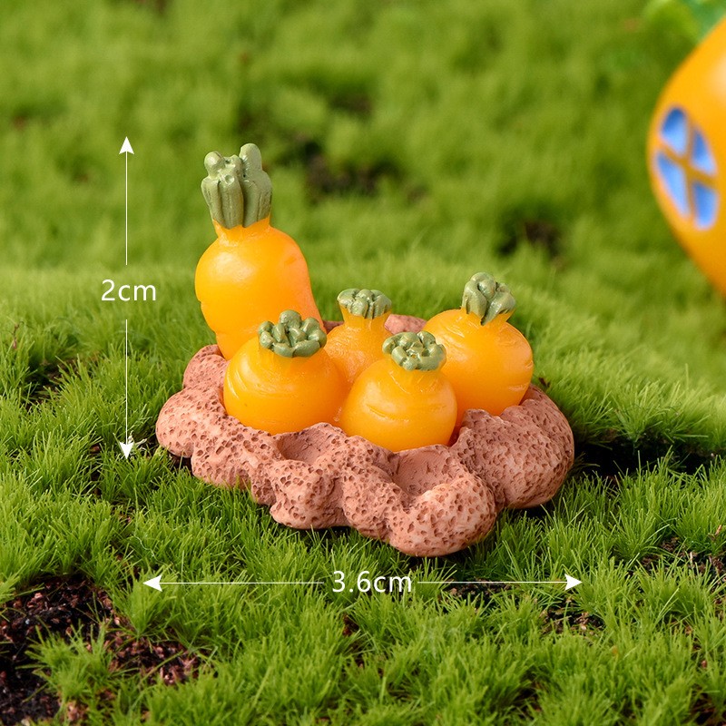 No 6 Radish Field Rabbit Paradise Micro Landscape Miniature Craft Supplies Clearance