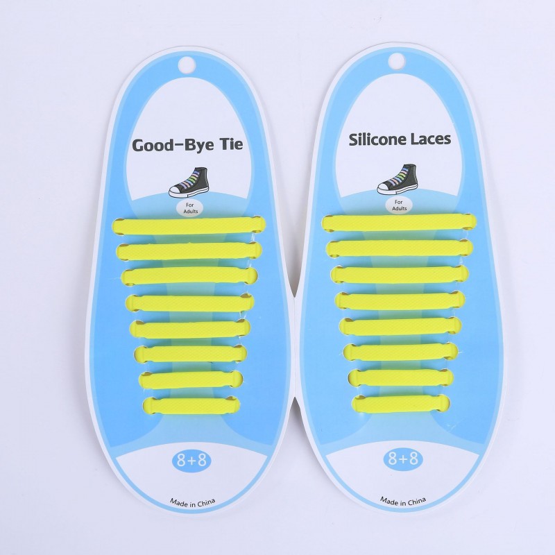 Yellow Lazy Shoelaces