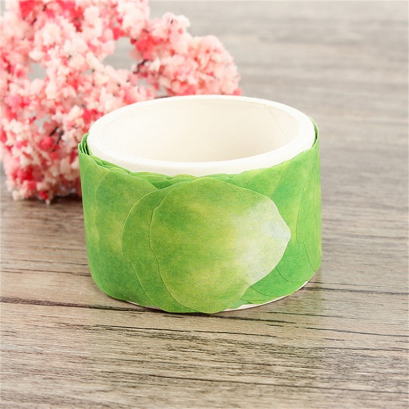 Small Green Petals Cherry Blossom Petals Paper Tape