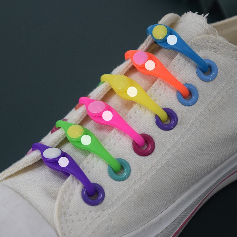 Orange length 12 Pieces Per Pack 11.5Cm Lazy Shoelaces Clearance