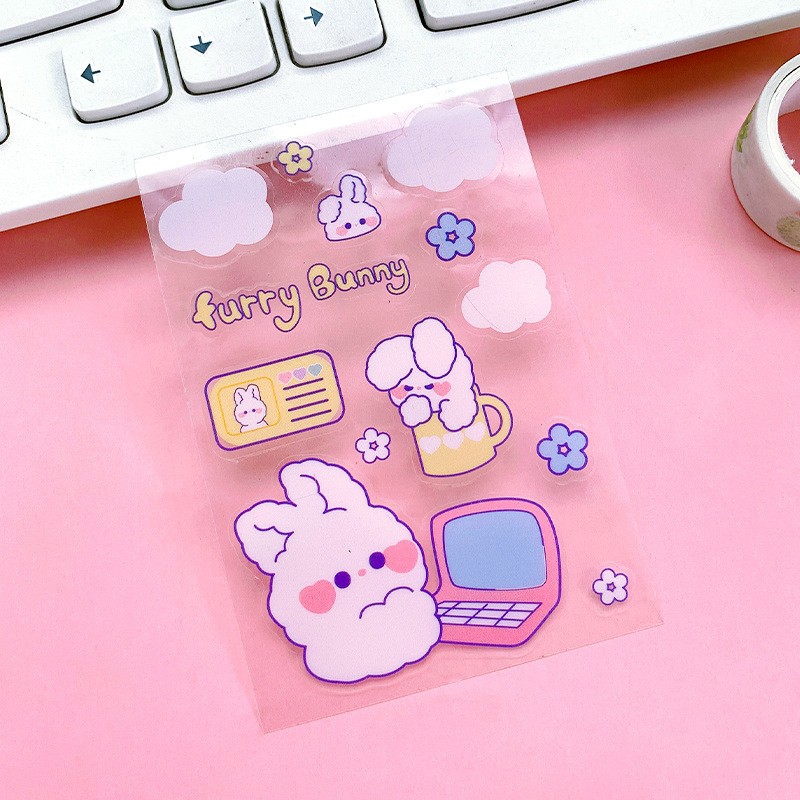 Teacup Bunny Sticker Sheet