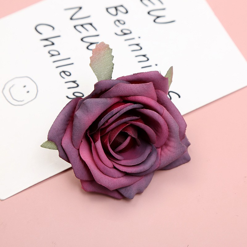 Fuchsia Artificial European Rose