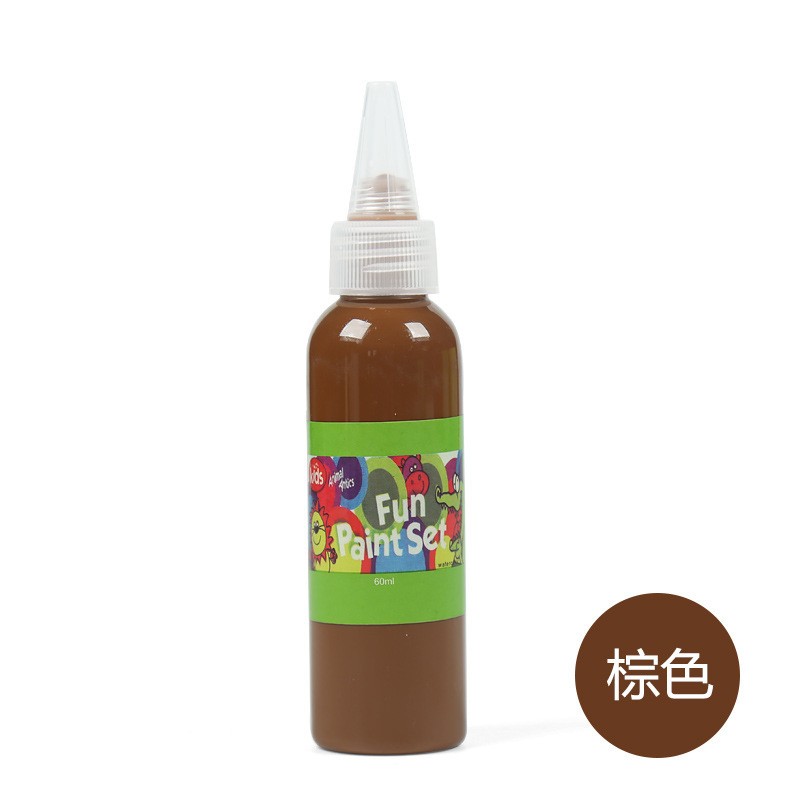 60Ml Water Brown Finger Paint