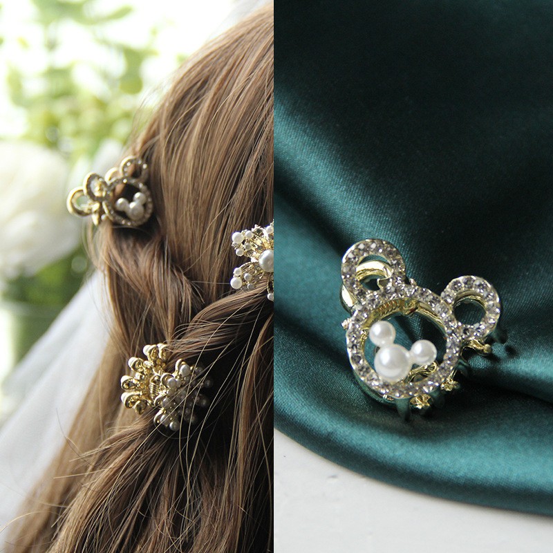 Zj-035-Mickey Clipping Clip Kstyle Hair Clip