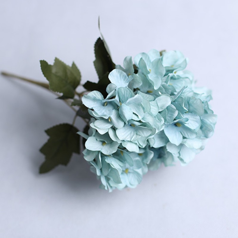 Blue Artificial 6-pronged hydrangea Clearance