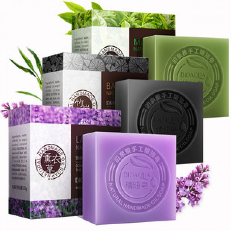 (Light Green) Aloe Essential Oil Soap Boquanya essential oil soap