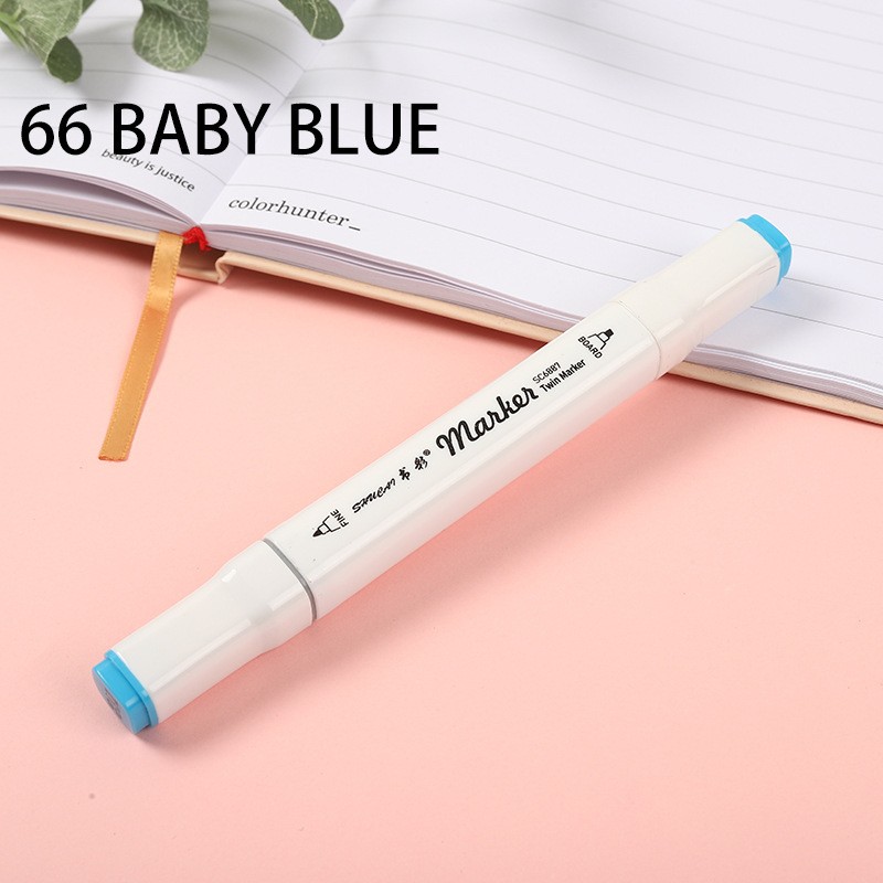 66 Light Blue Double Sided Marker