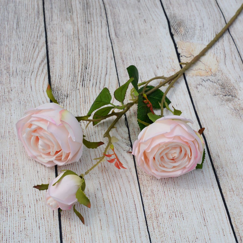 Light Pink Imperial Roses Artificial Flower Clearance