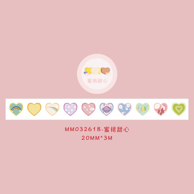 Peach Sweetheart Washi Tape