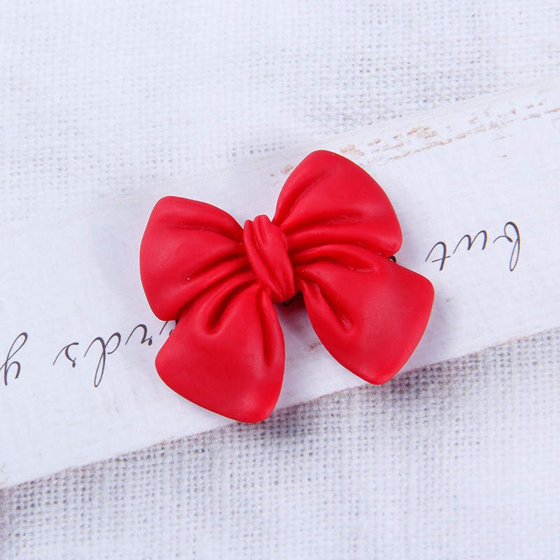 8# Red Bow Resin Miniature Craft Supplies