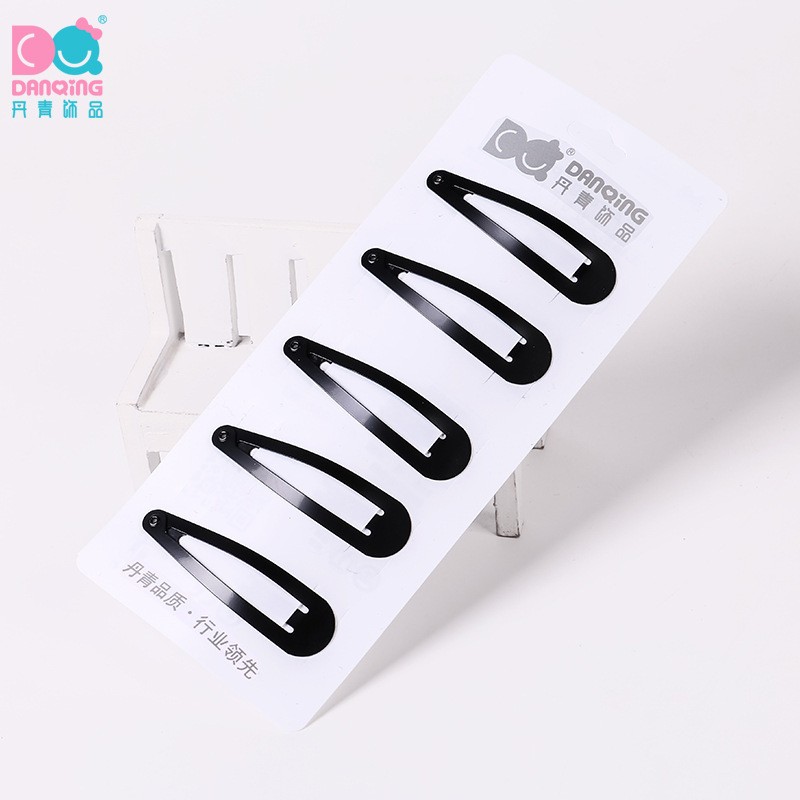 5 Pieces Of 6Cm Round Head Classic Style Hair Clip