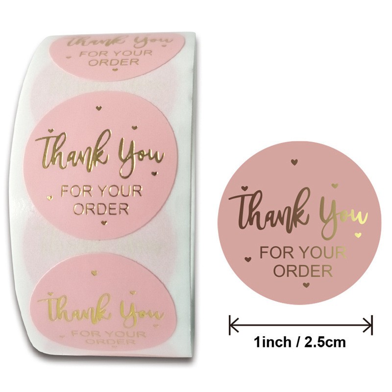No. 2 Thank You Sticker Roll