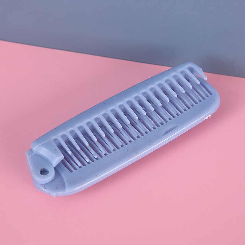 Blue Folding Hair Brush