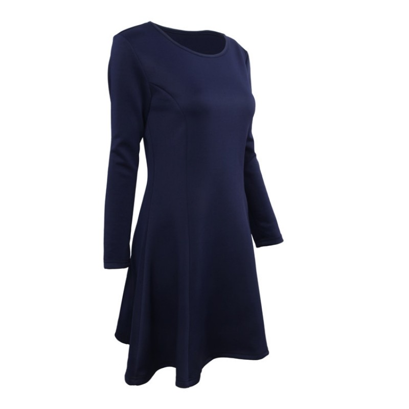 Dark Blue Tunic Skater Dress Small