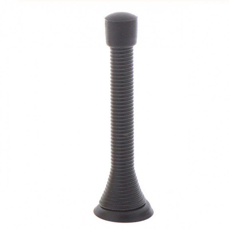 Black Spring Door Stopper