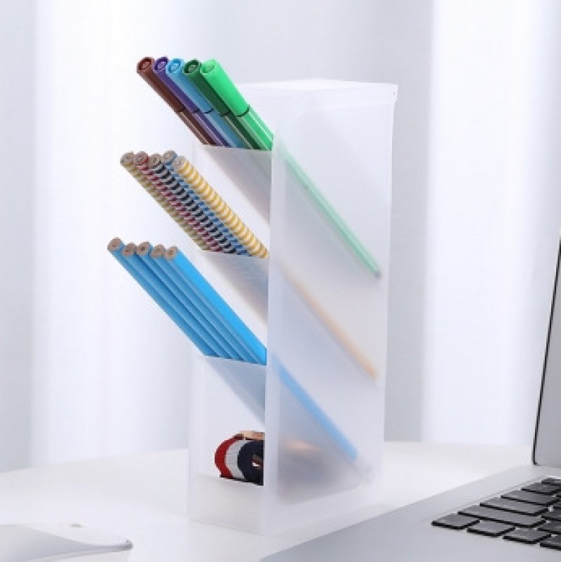 Transparent White Oblique Pen Holder Oblique Pen Holder