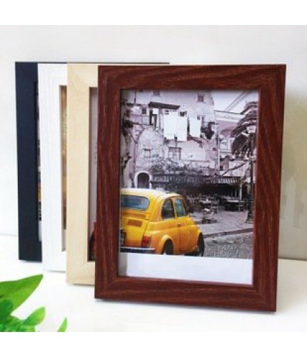 5in Spreading Frame White Composite Wood Photo Frame