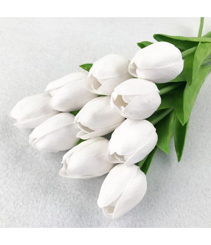 White Tulip Tulip Artificial Flowers
