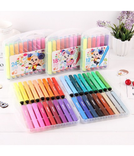18 S Triangle Washable Water Colour Pens