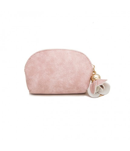 Pink Korean Style Coin Bag