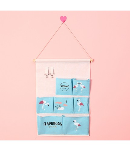 Blue Flamingo-7 Hanging Bedroom Storage Clearance
