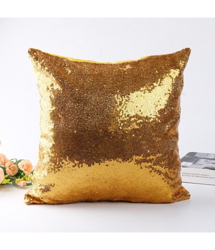 Gold 40*40cm Sequin Cushion Cover