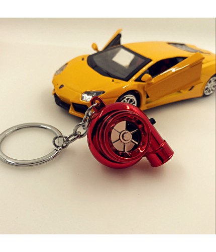 Red Packing Turbo Charger Keychain