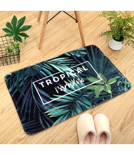 Tropical Summer 40*60cm Thin Section Trendy Bathroom Mat