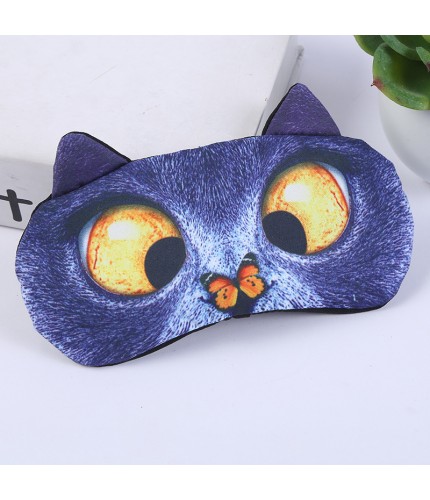 Butterfly Cat Cotton Eye Mask
