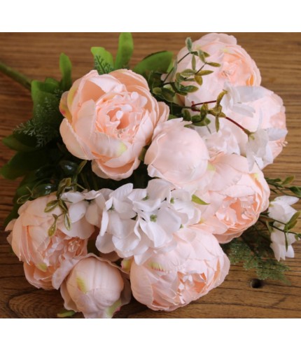 Spring Meat Powder Peony Artificial Flower