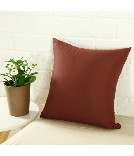 Deep Coffee Hug Pillowcase 45*45cm Basic Colours Cushion Covers