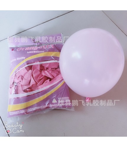 10 Inch Macaron Rose Packlatex Balloons