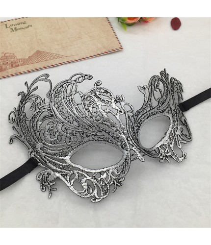 Silver Styling - Phoenix Lace Venetian Party Mask