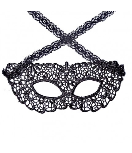 M5003 Black Lace Venetian Party Mask
