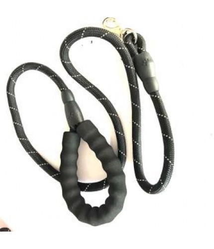 Black Foam Reflective Rope L Reflective Rope Dog Leash