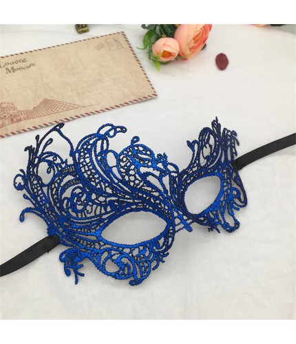 Blue Stereotype - Phoenix Lace Venetian Party Mask