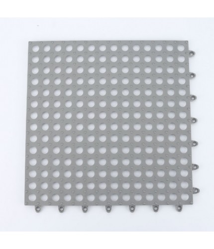 Gray 30mm*30mm Non Slip Bathroom Tile Mat