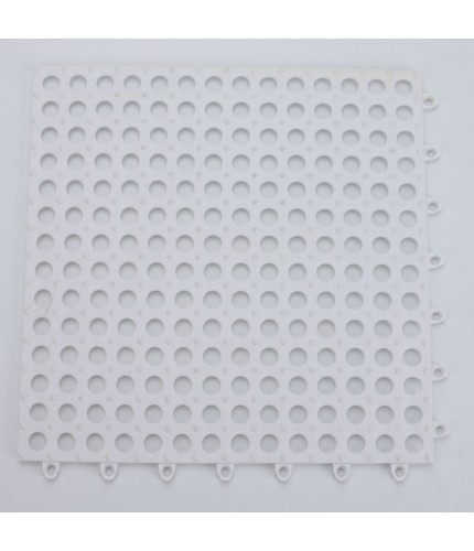 White 30mm*30mm Non Slip Bathroom Tile Mat