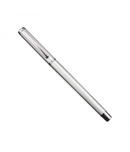 Silver Pole 0.5mm Metallic Style Simple Gel Pen