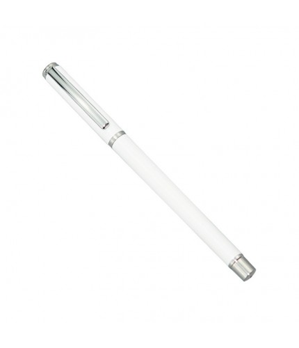 White Pole 0.5mm Metallic Style Simple Gel Pen