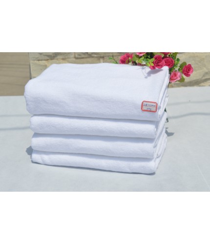 35cm x 75cm x 120G Towel White Cotton Hotel Towel