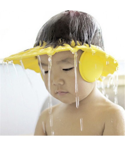 Yellow Children Shower Cap