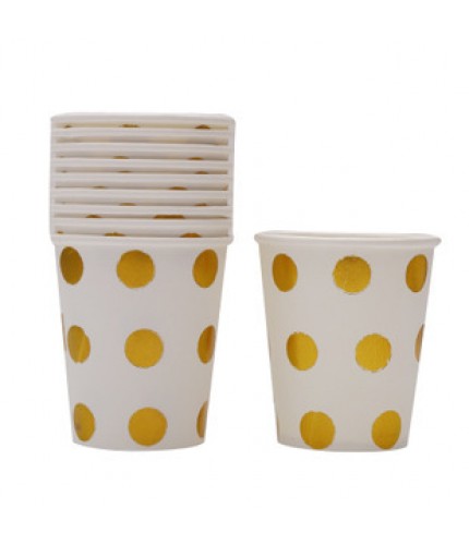 Stamping Polka Dot Cup A Pack Of 10 Cups