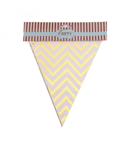 Wavy Striped Pennant Wave Bunting