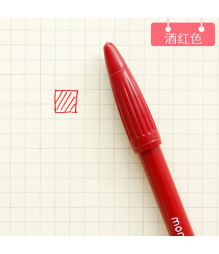 Wine Red Pen 0.5mm Watercolour Felt Tip Fiber Pen
