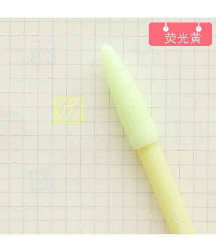 Fluorescent Yellow Pen Head 0.5mm Watercolour Felt Tip Fiber Pen