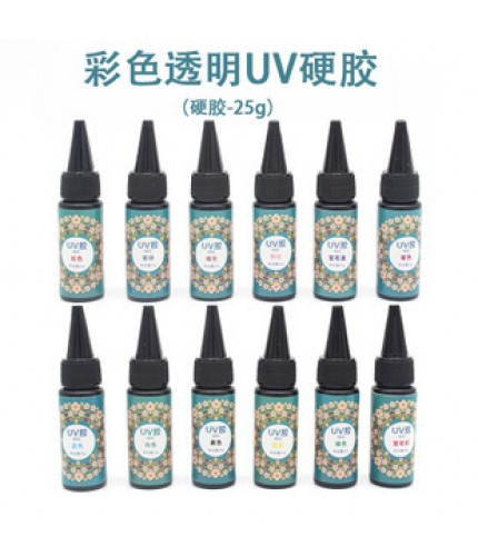 Uv Hard Rubber 25G Black Epoxy Uv Resin
