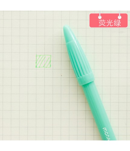 Fluorescent Green Pen 0.5mm Watercolour Felt Tip Fiber Pen