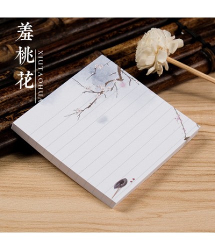 Shame Peach Blossom 75 Pages Tearable Note Paper
